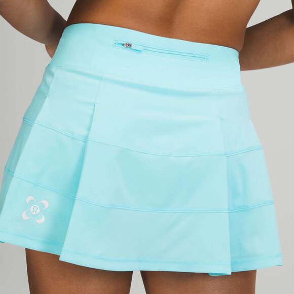 lululemon Cyan Blue SeaWheeze Pace Rival Mid-Rise Skirt size 4 - Picture 6 of 14